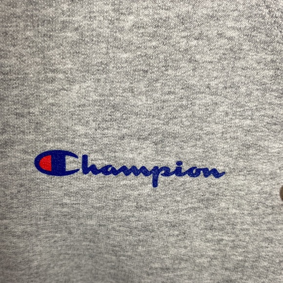 Champion Classic Crewneck fleece sweatshirt in Oxford grey size M - Picture 6 of 13